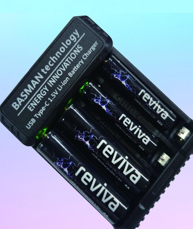 reviva AA1970 4개입 + 전용충전기 1개